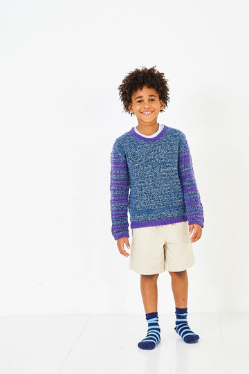Girls & Boys Round Neck Sweaters in Stylecraft Special DK - 10225 PDF