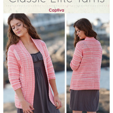 Classic Elite Yarns Captiva Cardigan Knitting Pattern