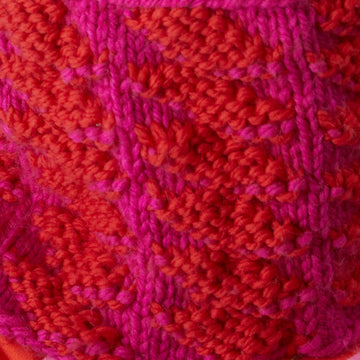 Debbie Bliss Zig Zag Cowl and Bobble Hat Knitting Pattern