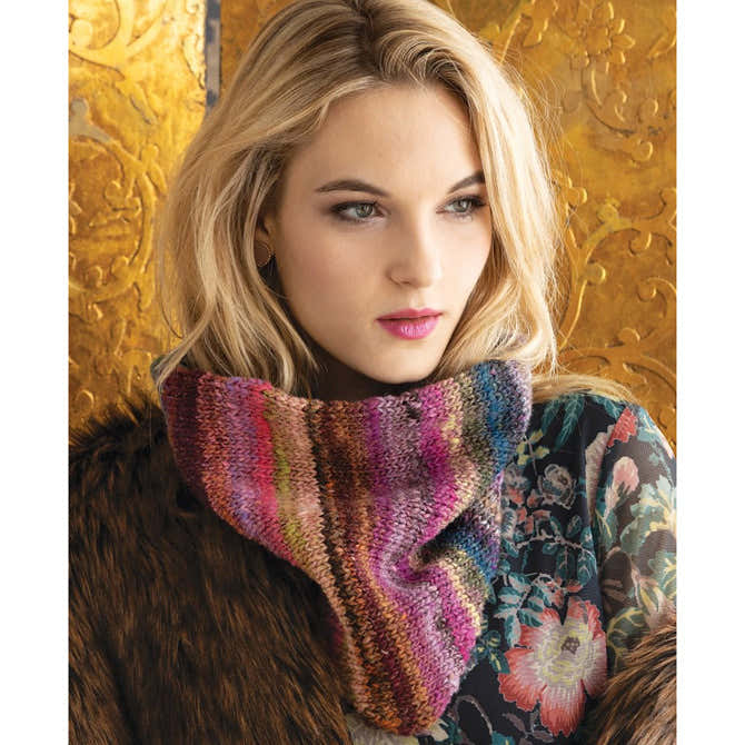 Noro Sideways Cowl Knitting Pattern