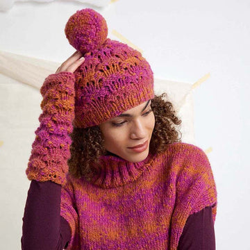 Lang Bobble Hat Knitting Pattern
