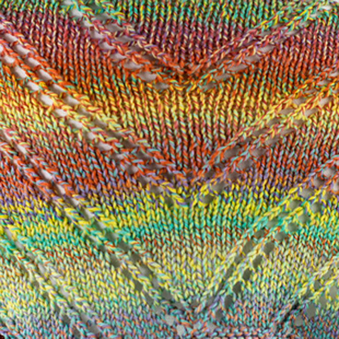 Cascade Yarns W Rainbow Wrap Knitting Pattern
