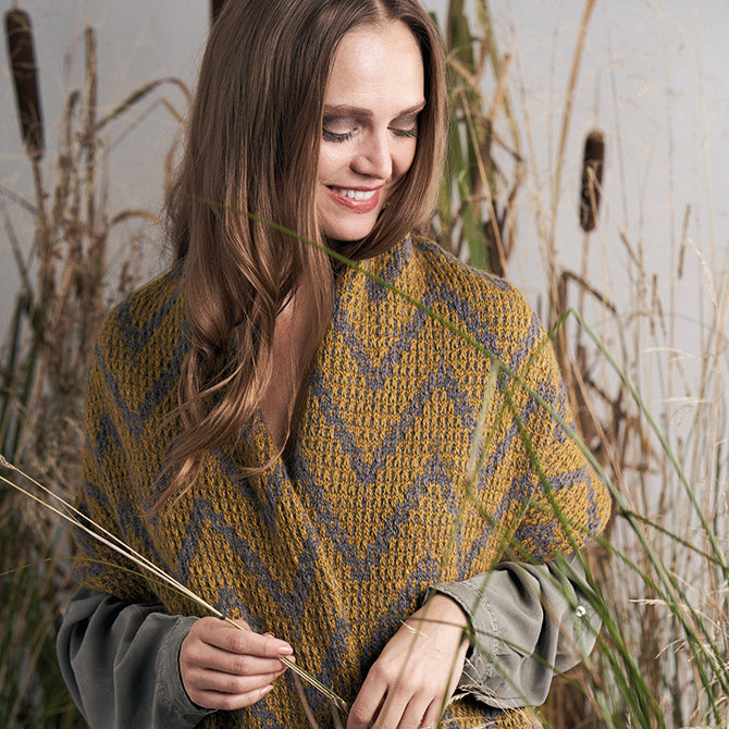Rowan Moordale Collection 2 Cape Knitting Pattern