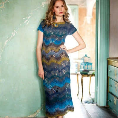 Noro Lace Maxi Dress Knitting Pattern