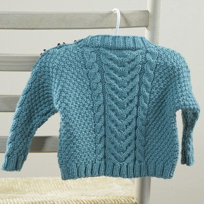 Valley Yarns Martius Baby Pullover Knitting Pattern