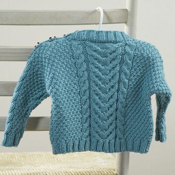 Valley Yarns Martius Baby Pullover Knitting Pattern