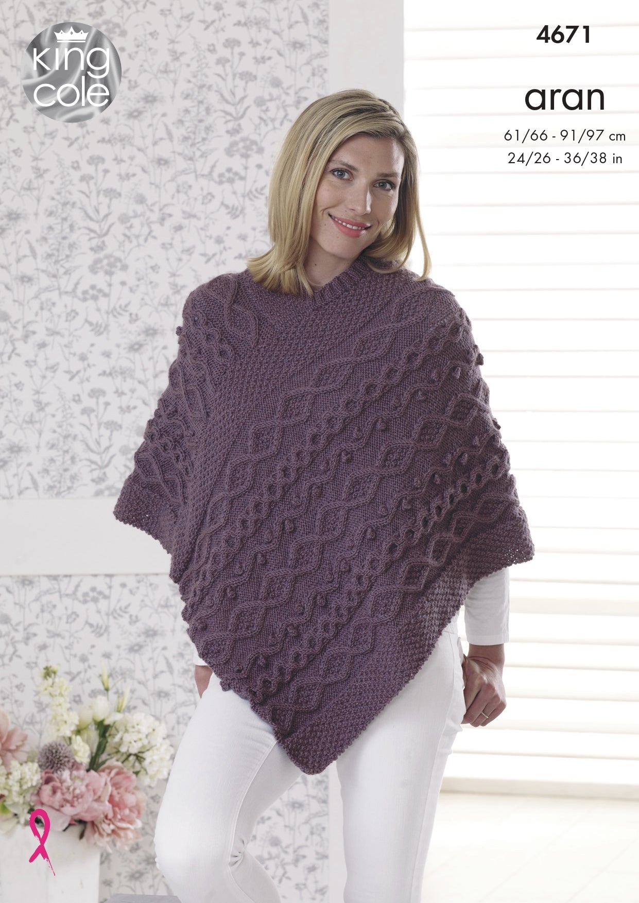 Ponchos & Hat Cape Knitting Pattern