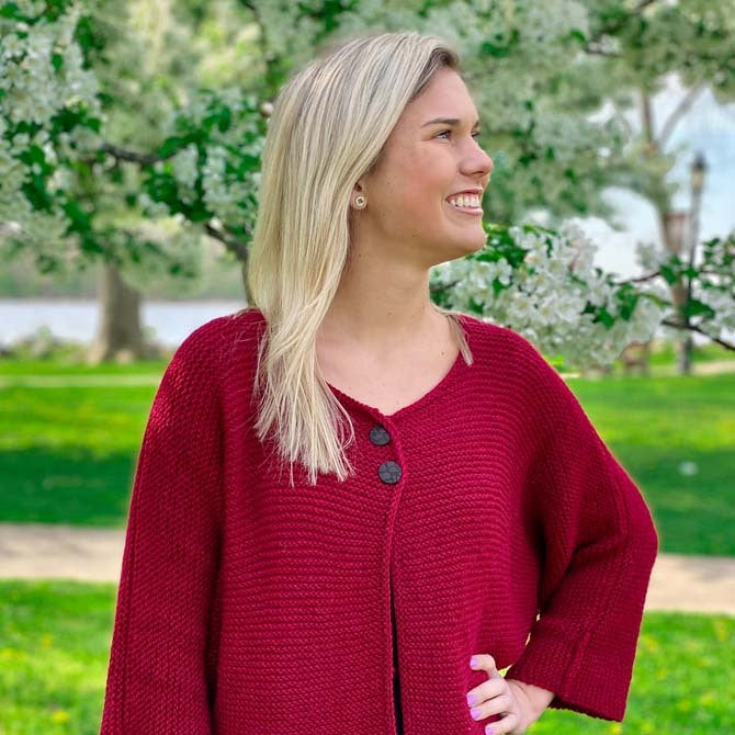 Plymouth Yarn Ladies Jacket Cardigan Knitting Pattern