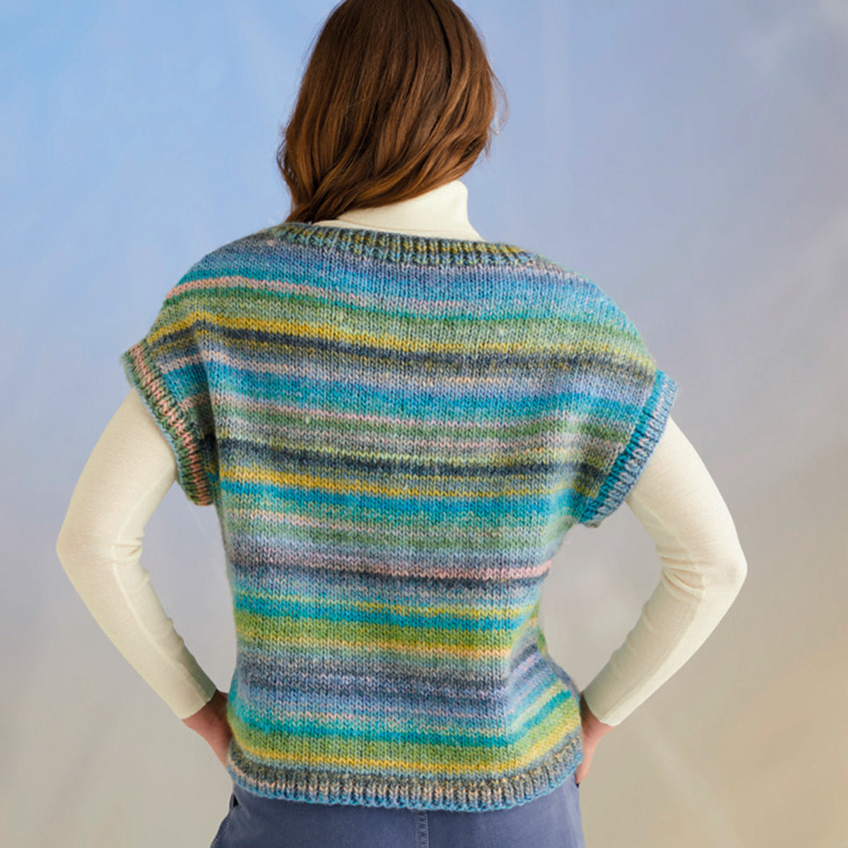 Sirdar Coral Reef Vest Slipover Knitting Pattern