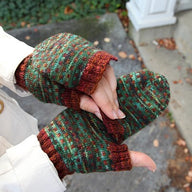 Valley Yarns Rail Trail Mitts Knitting Pattern