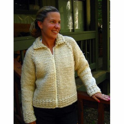 Knitting Pure & Simple 234 Weekend Neck Down Jacket Pattern