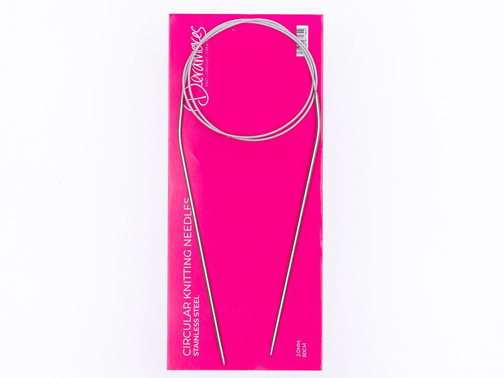 Deramores Fixed Circular Needles 32in (1 Pair)
