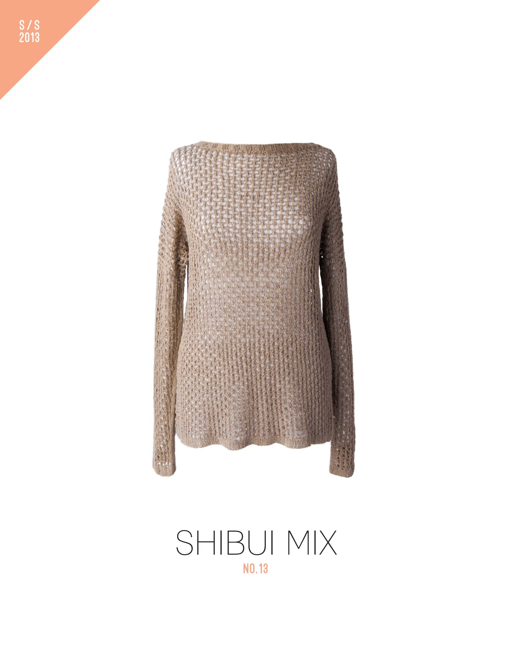 Shibui Knits Mix No. 13 Jumper Knitting Pattern