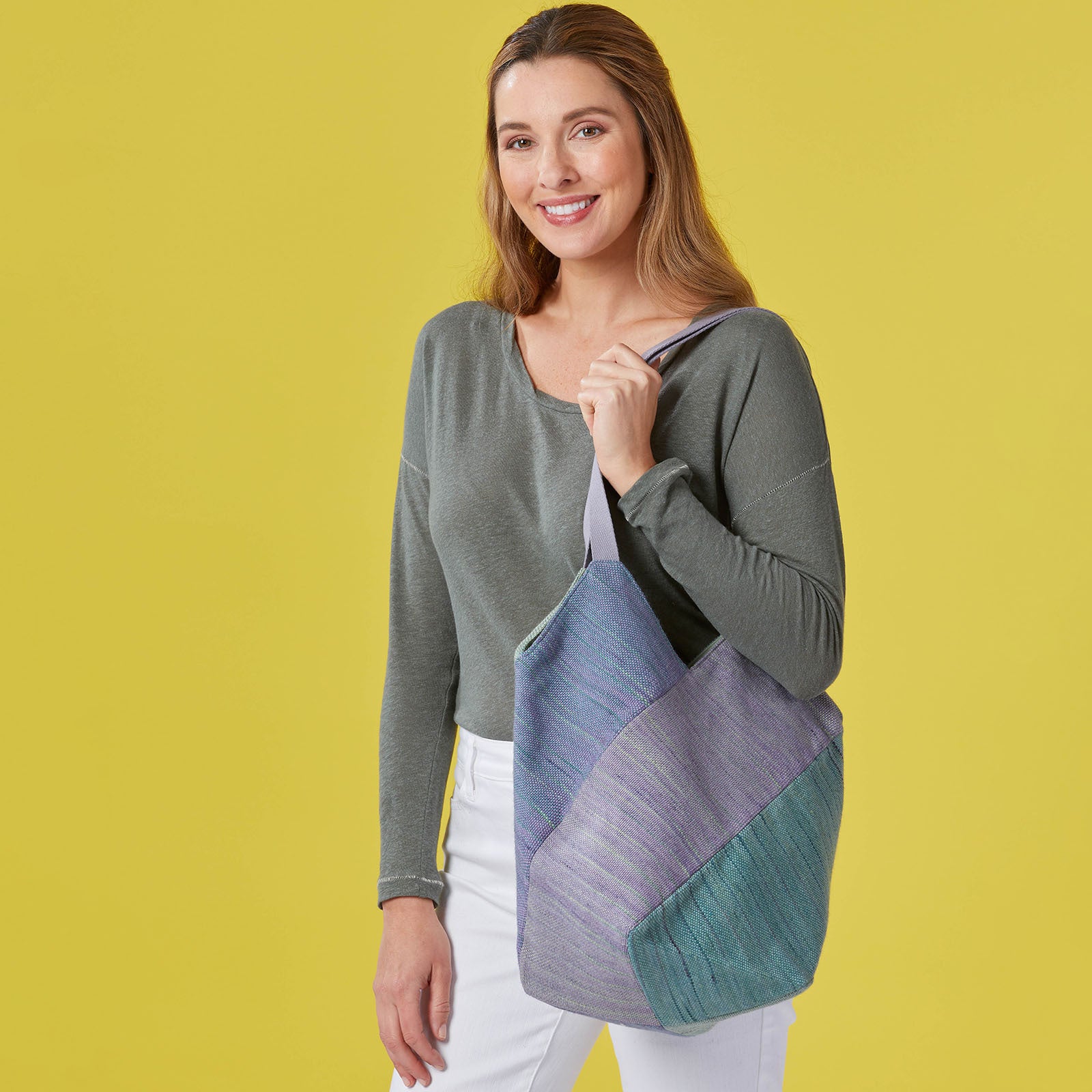 Valley Yarns #227 Pinwheel Tote