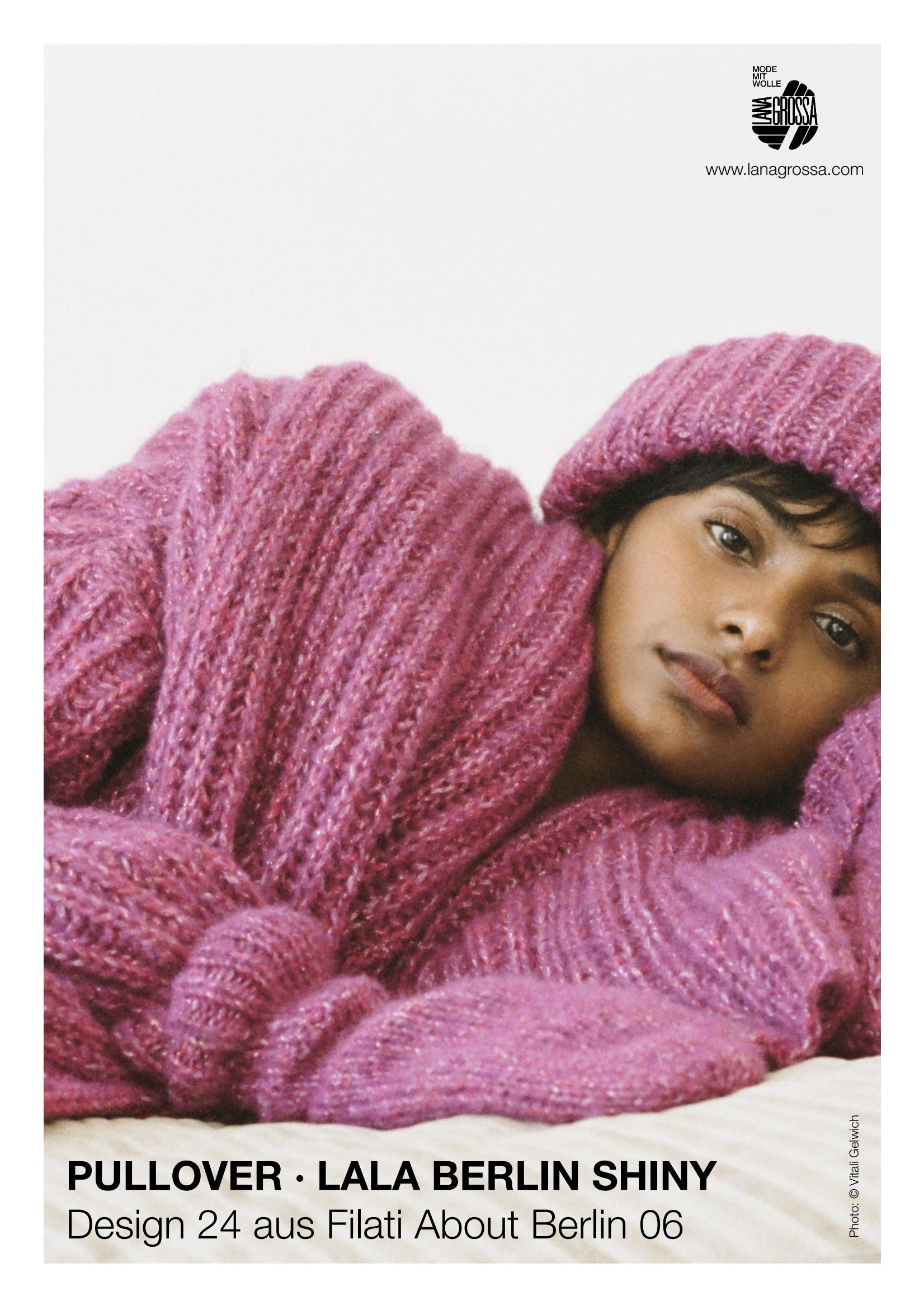 Lana Grossa 24 Pullover Jumper Knitting Pattern