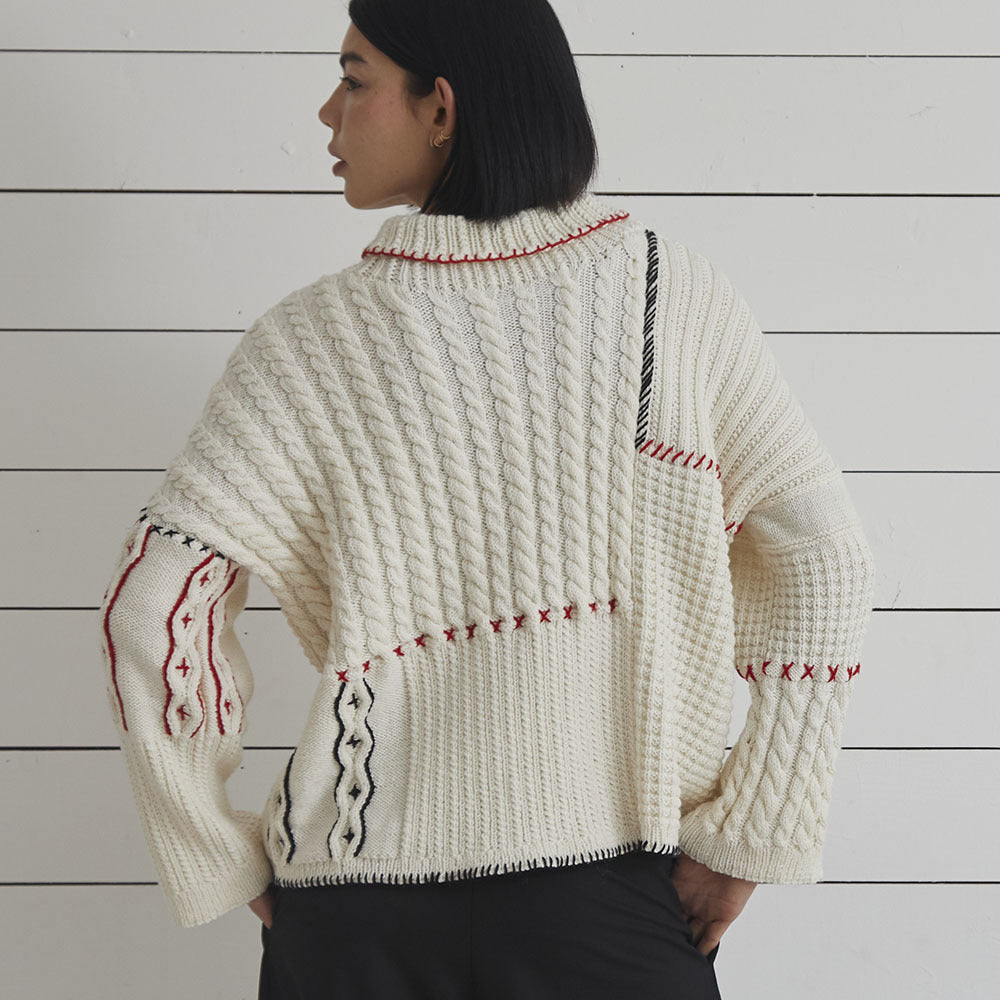 Debbie Bliss Alina Cable Sweater Knitting Pattern