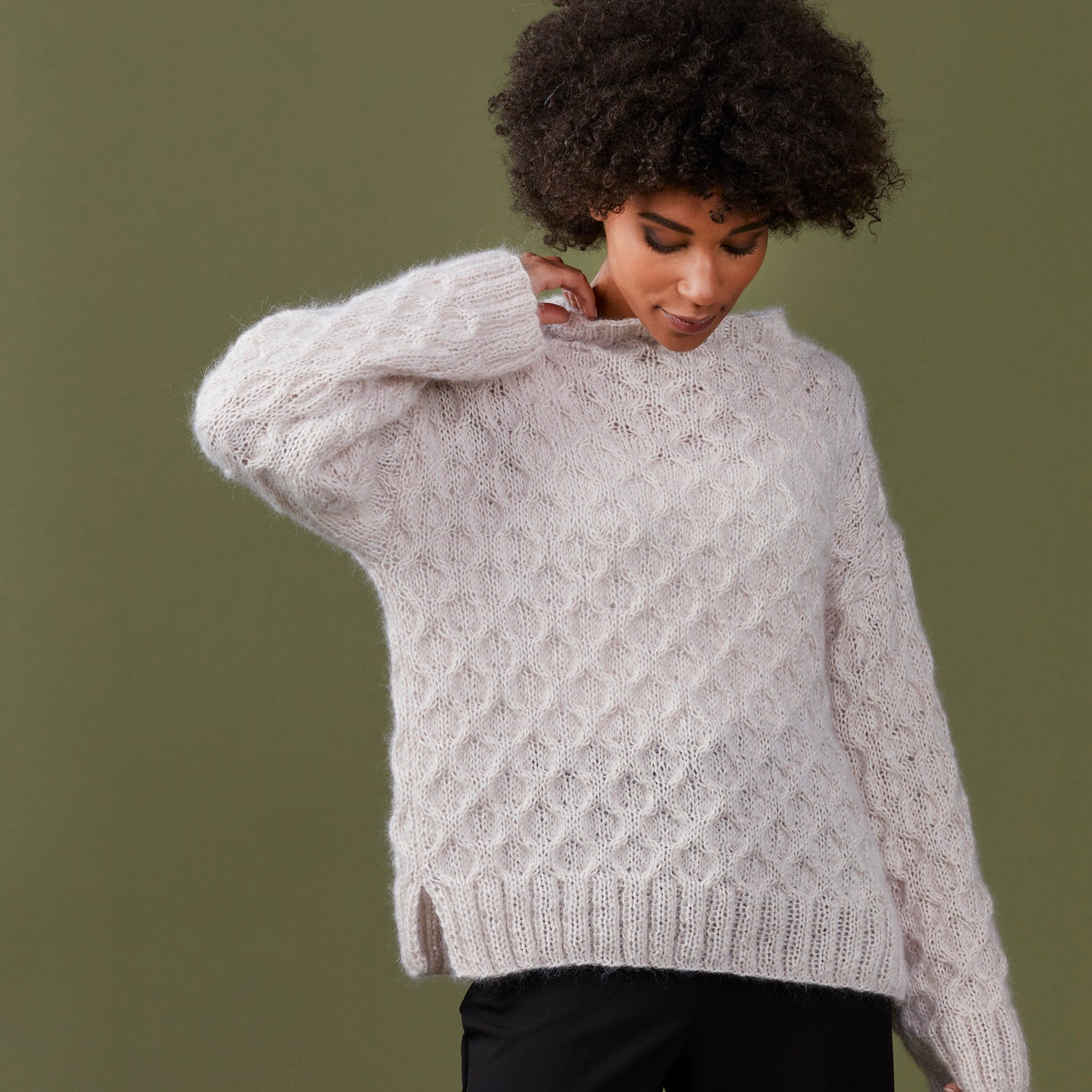Sesia Hadley Pullover Jumper Knitting Pattern