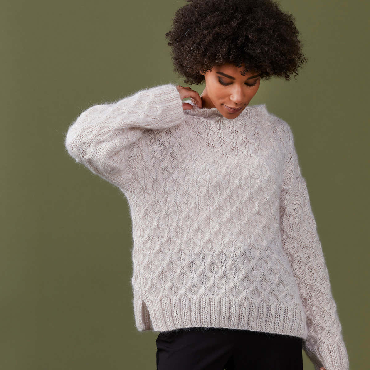 Sesia Hadley Pullover Jumper Knitting Pattern