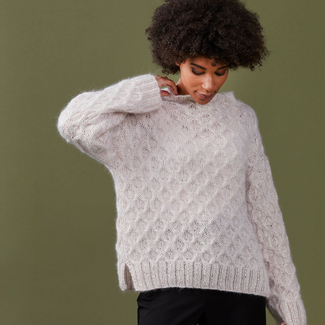 Sesia Hadley Pullover Jumper Knitting Pattern
