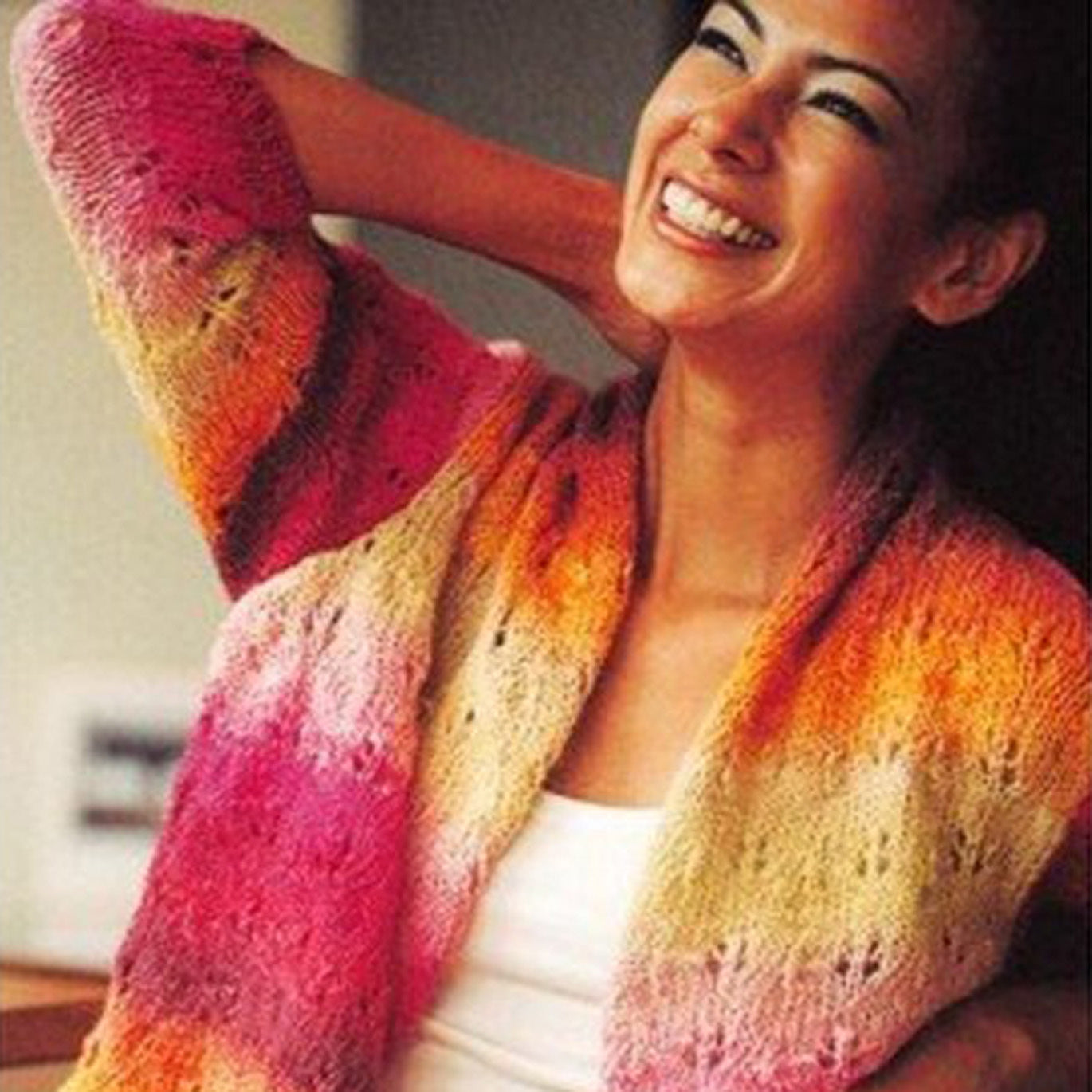 Noro Ladies Jacket (Silk Garden Lite) Knitting Pattern
