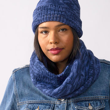 Lynx Hat Cowl Knitting Pattern