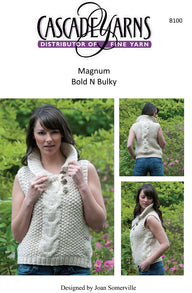 Bold and Bulky Waistcoat Knitting Pattern
