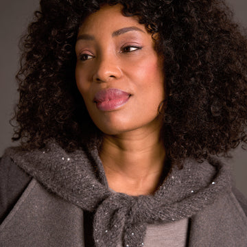 Gardner In Rowan Alpaca Sparkle Scarf Knitting Pattern