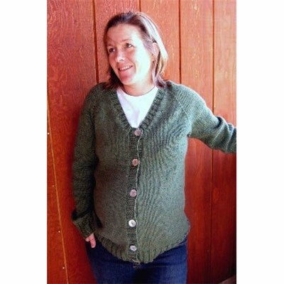 Knitting Pure & Simple 274 Top Down V-neck Maternity Sweater