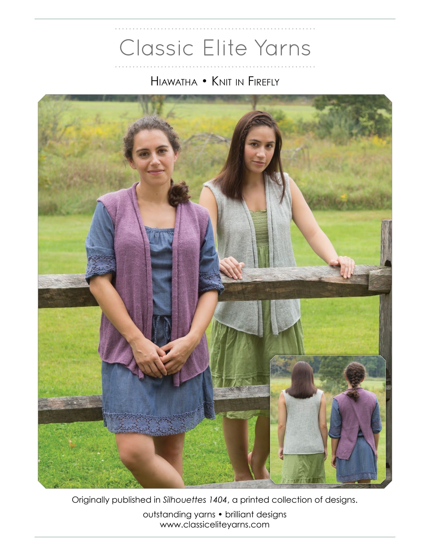Classic Elite Yarns Hiawatha Vest Knitting Pattern