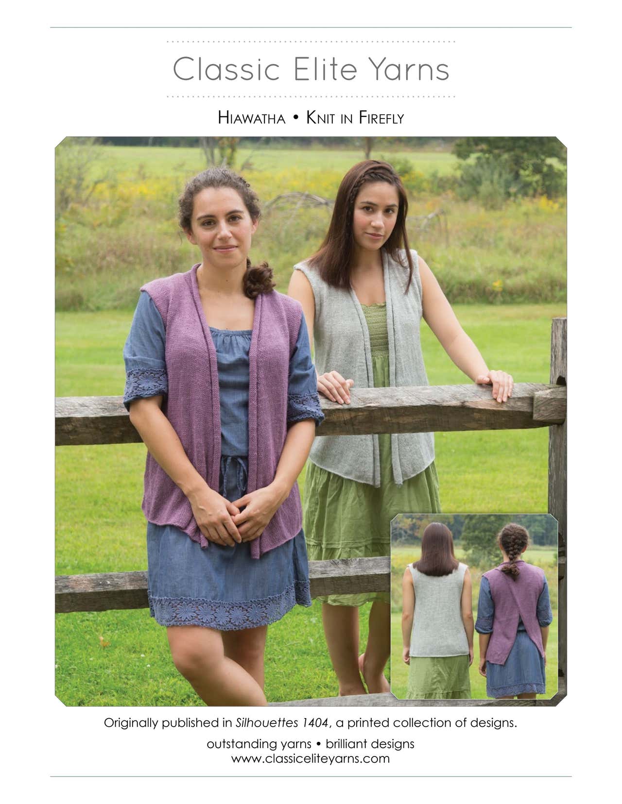 Classic Elite Yarns Hiawatha Vest Knitting Pattern
