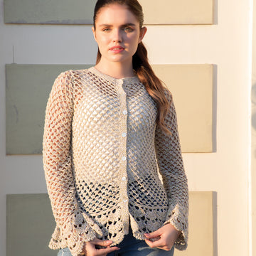 Jody Long JL- Amelia Cardigan Crochet Pattern