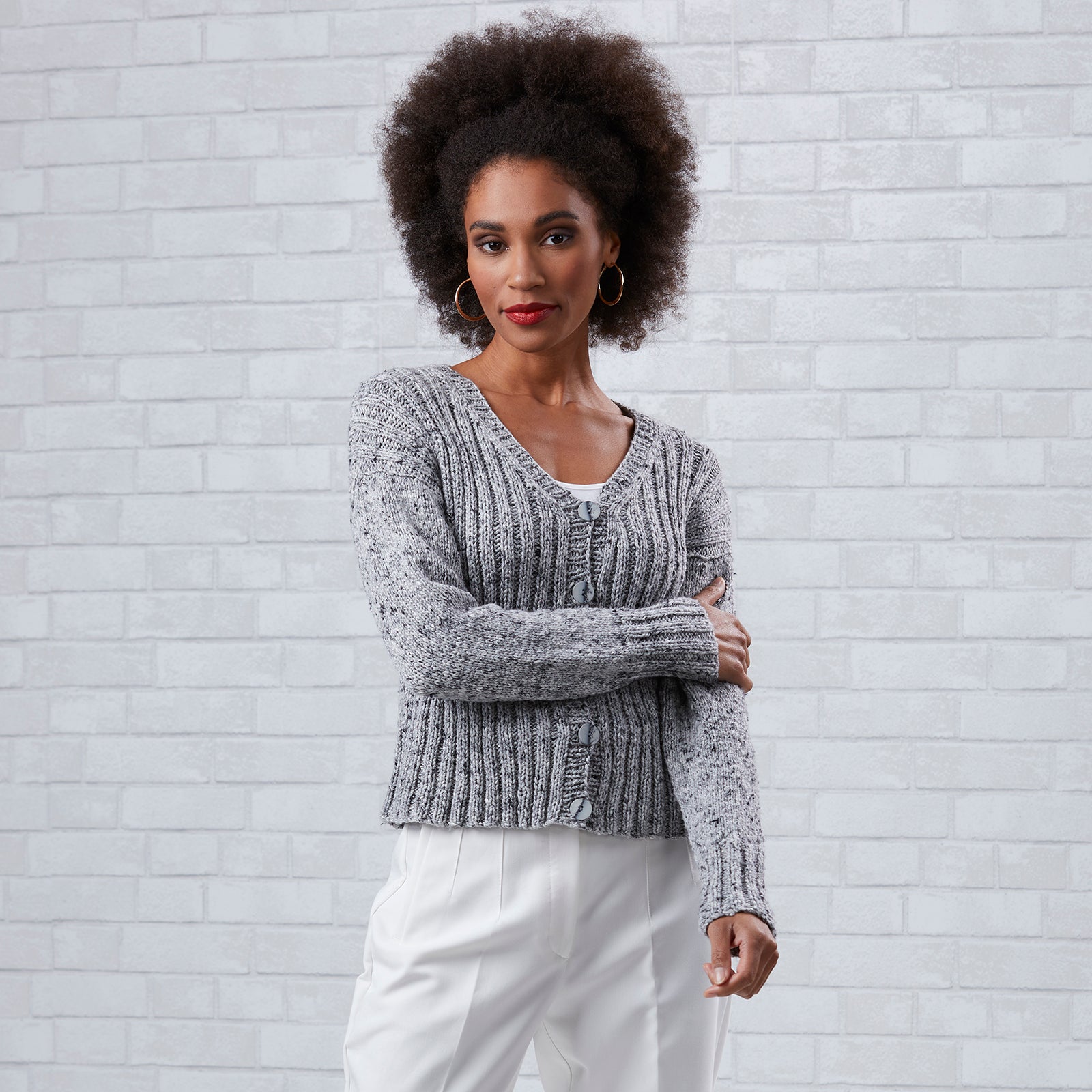Stacy Charles Fine Yarns Sienna Cardigan Knitting Pattern