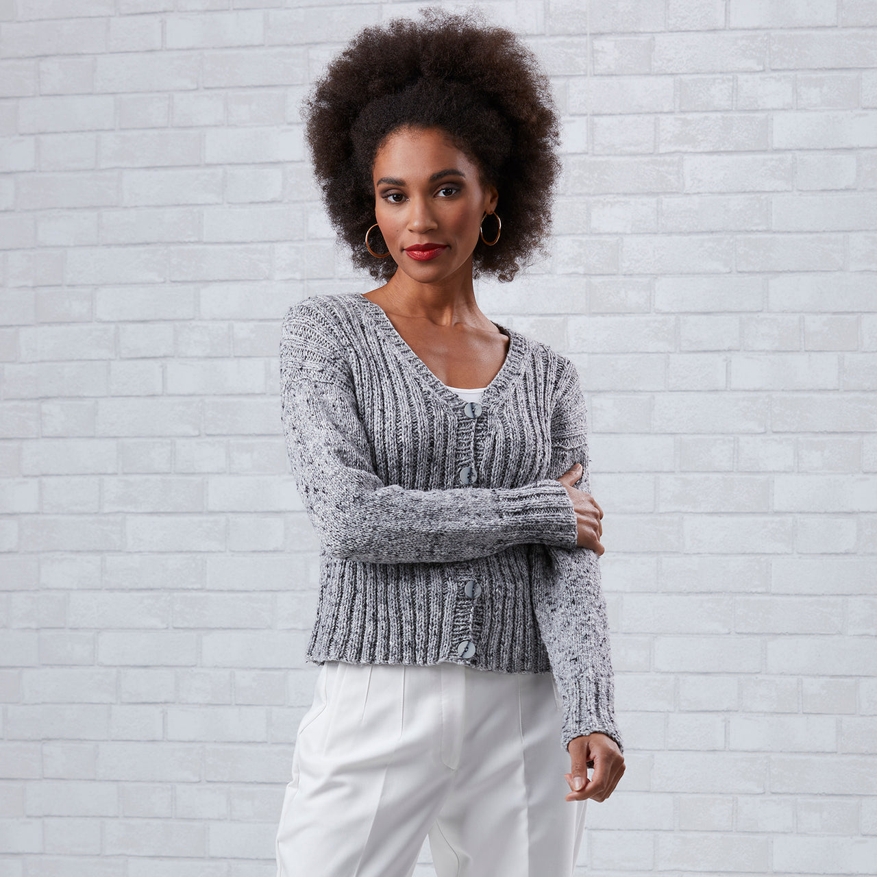 Stacy Charles Fine Yarns Sienna Cardigan Knitting Pattern
