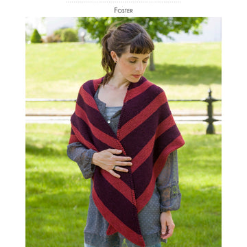 Classic Elite Yarns Foster Wrap Knitting Pattern