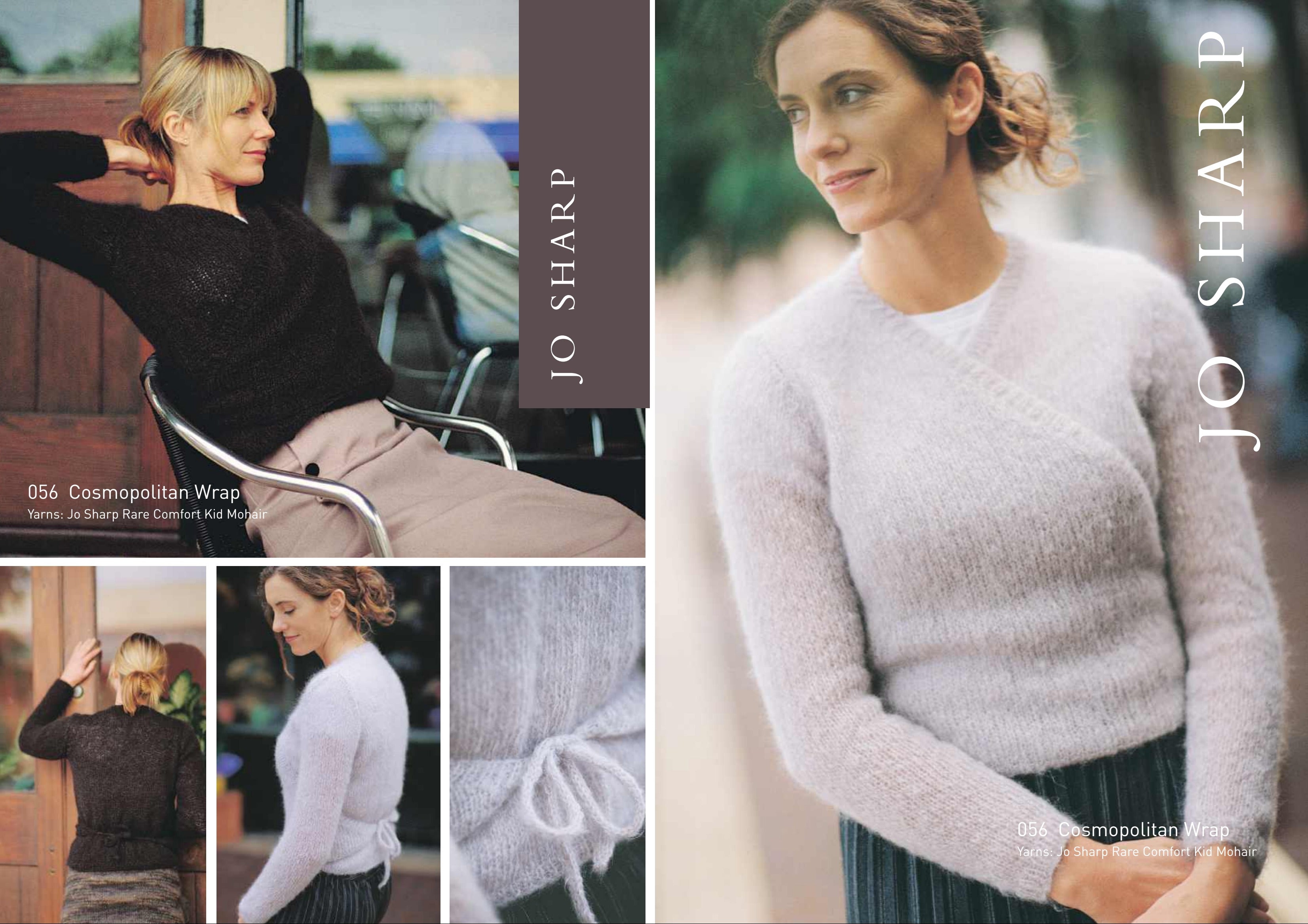 Jo Sharp Cosmopolitan Wrap Cardigan Knitting Pattern