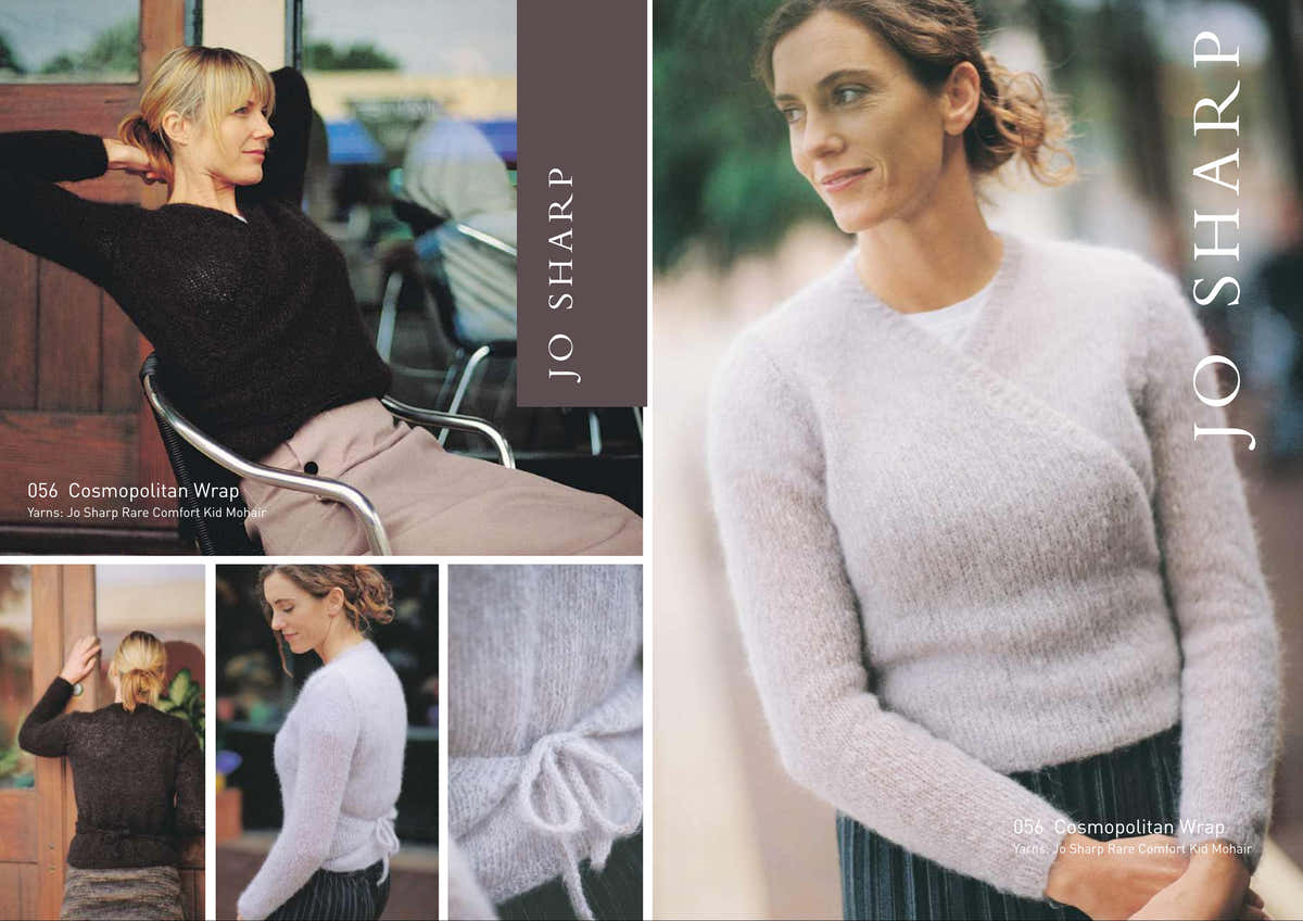 Jo Sharp Cosmopolitan Wrap Cardigan Knitting Pattern