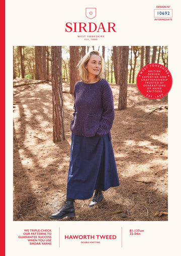 Sirdar Shoreline Sweater Jumper Knitting Pattern