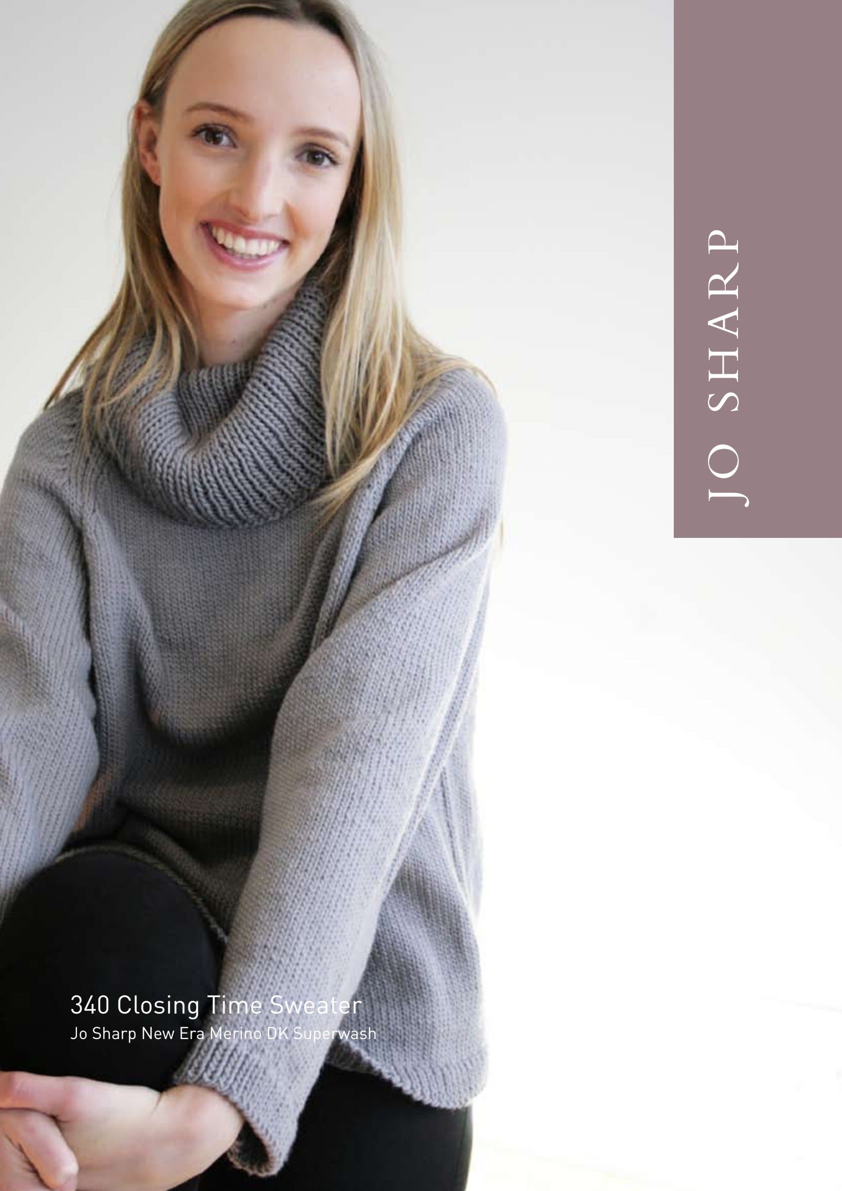 Jo Sharp Closing Time Sweater Jumper Knitting Pattern