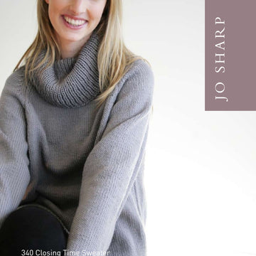 Jo Sharp Closing Time Sweater Jumper Knitting Pattern