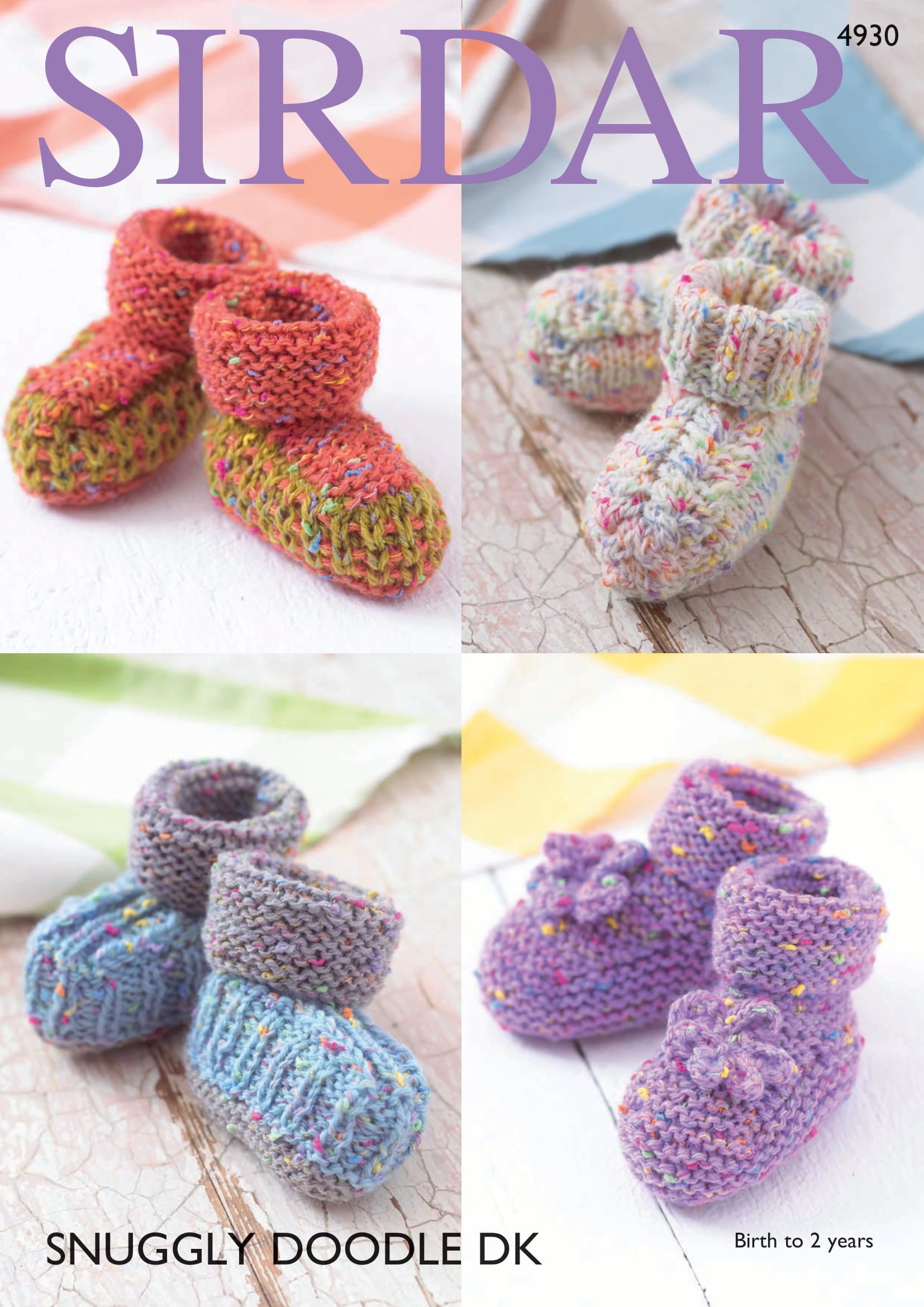 Sirdar Bootees Booties Knitting Pattern