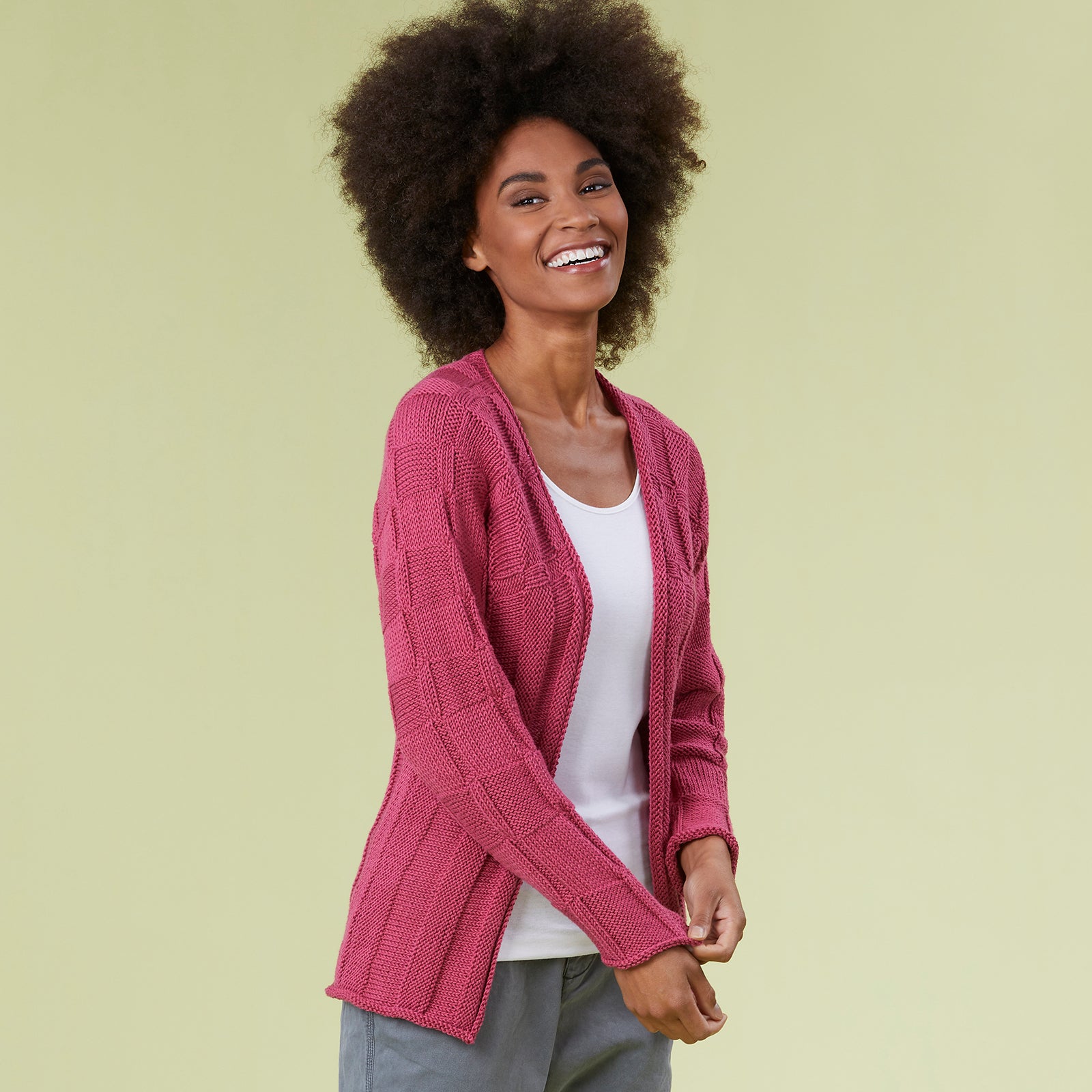 Tahki Yarns Rehoboth Cardigan Knitting Pattern