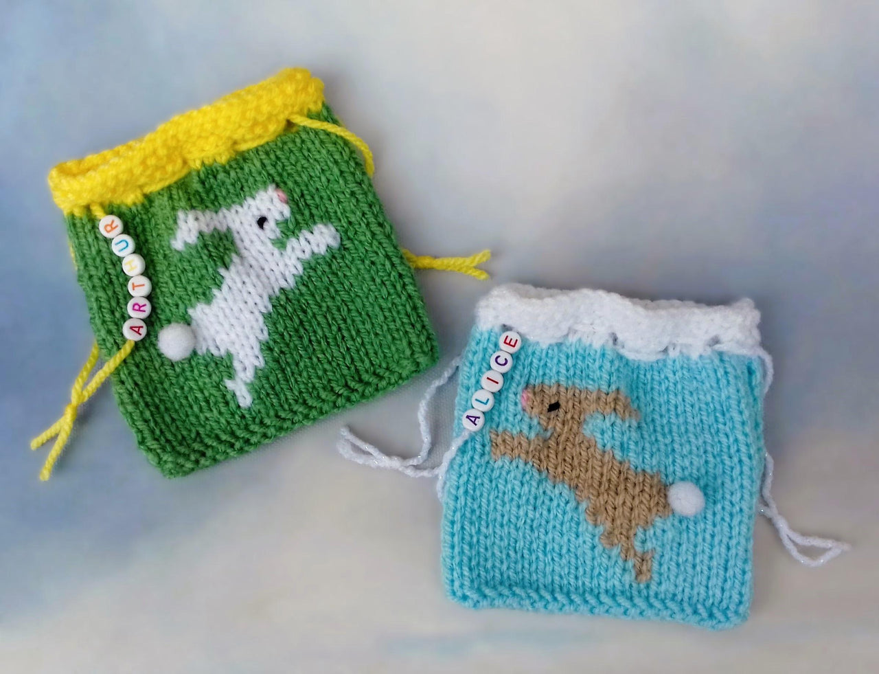 Personalised Easter Bunny Hops - Chocolate Treat Bags