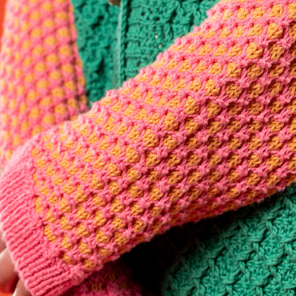 Paintbox Yarns Promenade Oversized Cardigan Knitting Pattern