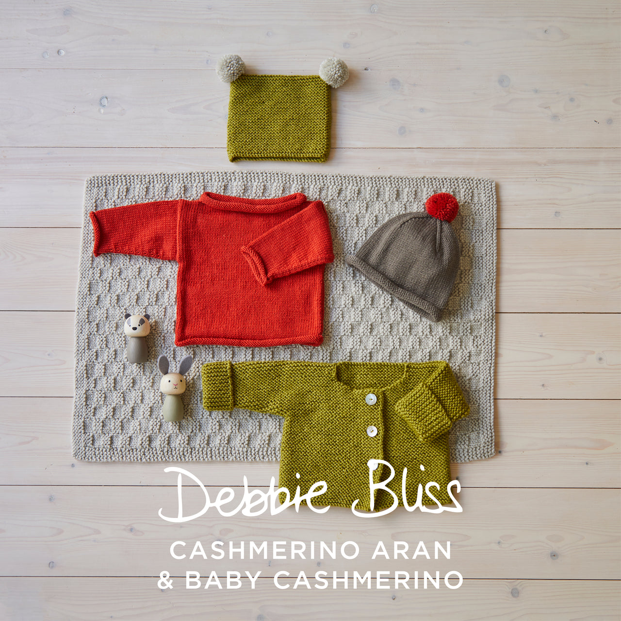 Debbie Bliss Jacket, Jumper, Beanie, Hat & Blanket Knitting