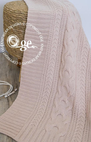 Kabel Treasure Blanket and Baby Bootees - P100