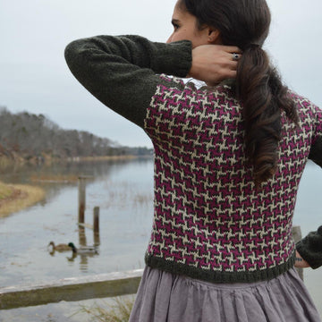 Houndstooth Crop