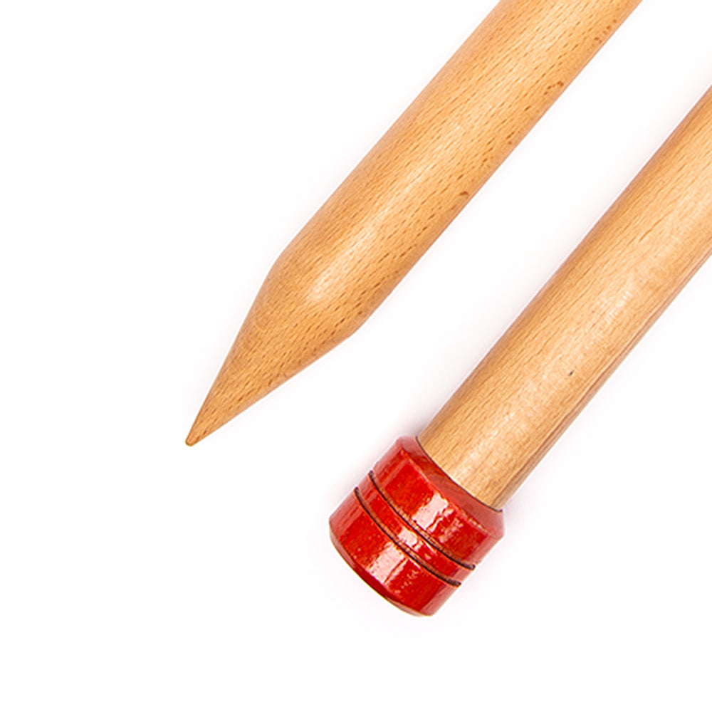 KnitPro Jumbo Beech Single Pointed Needle 10"
