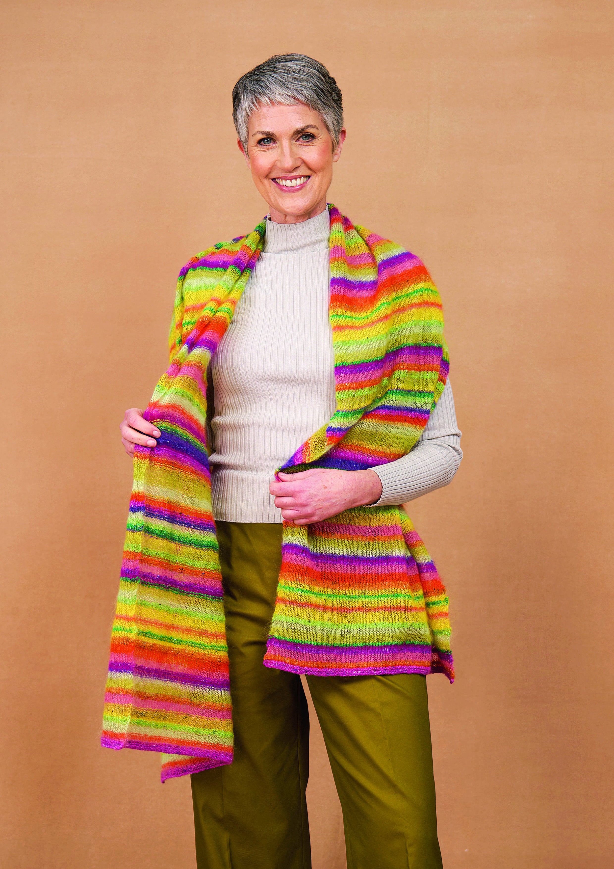 Winter Sunset In Rowan Kaffe Fassett Kidsilk Haze Knitting