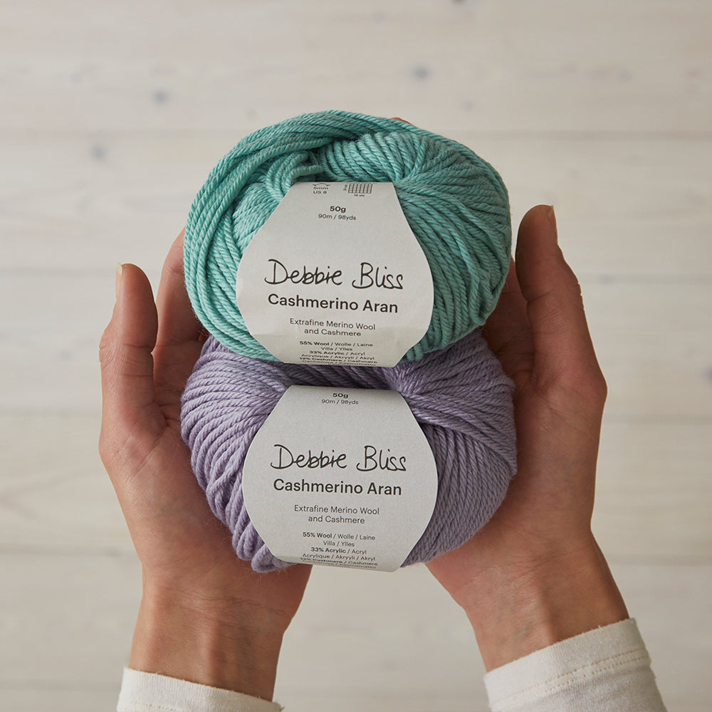 Debbie Bliss Cashmerino Aran Yarn - Merino Wool Aran