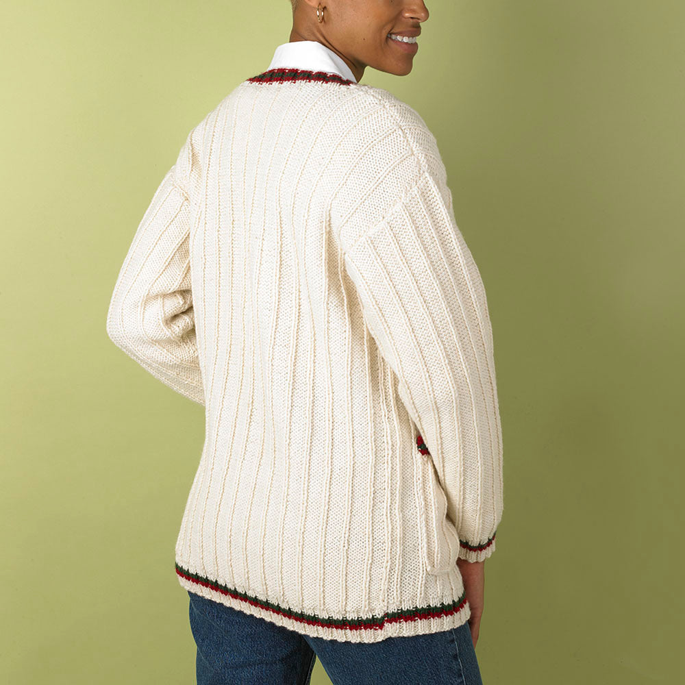 Paintbox Yarns Championship Cardigan Knitting Pattern